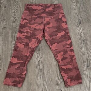 Lululemon Women’s HR Align Pink Camo Leggings